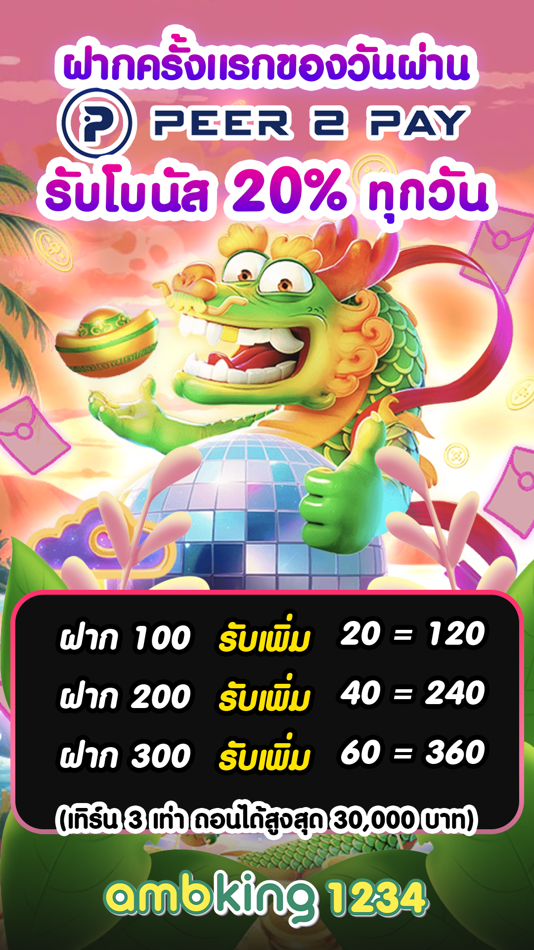 บาคาร่าทรูวอลเล็ต168 - แบนเนอร์โปรโมชั่น
