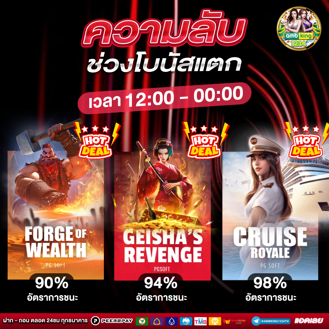 รวมเว็บสล็อตทุกค่าย - แบนเนอร์โปรโมชั่น